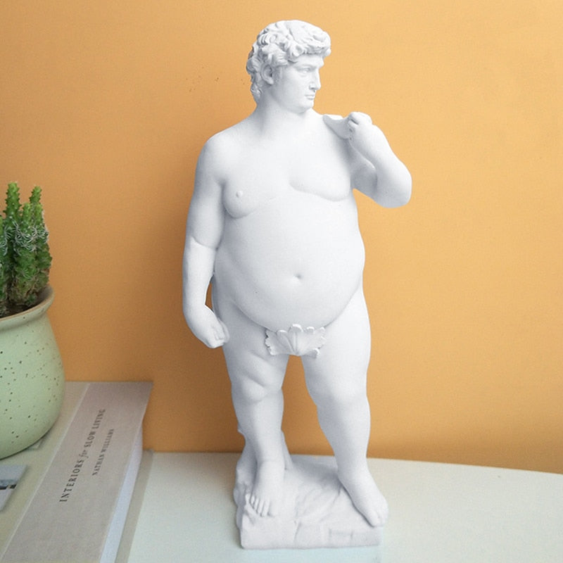 Fat David Sculpture
