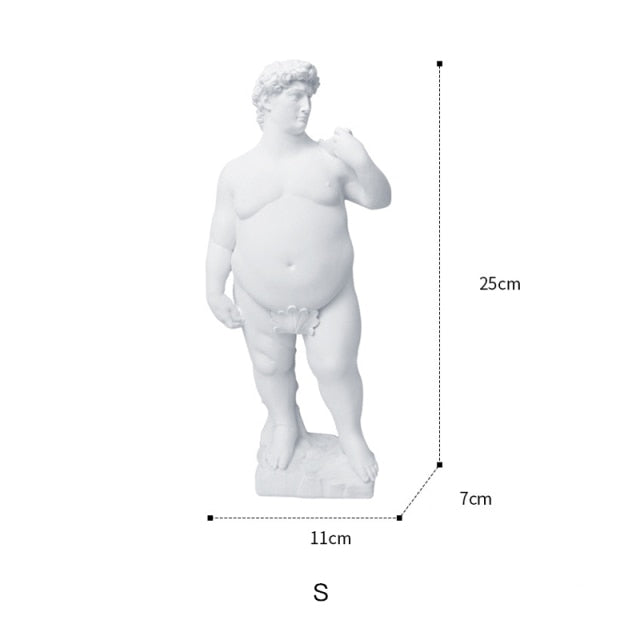 Fat David Sculpture