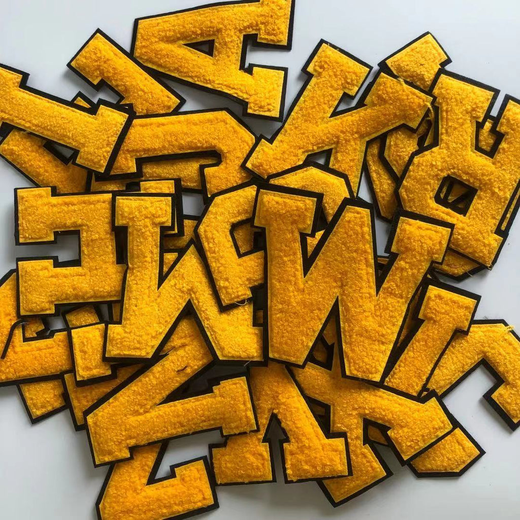 Large Letter Chenille Patch