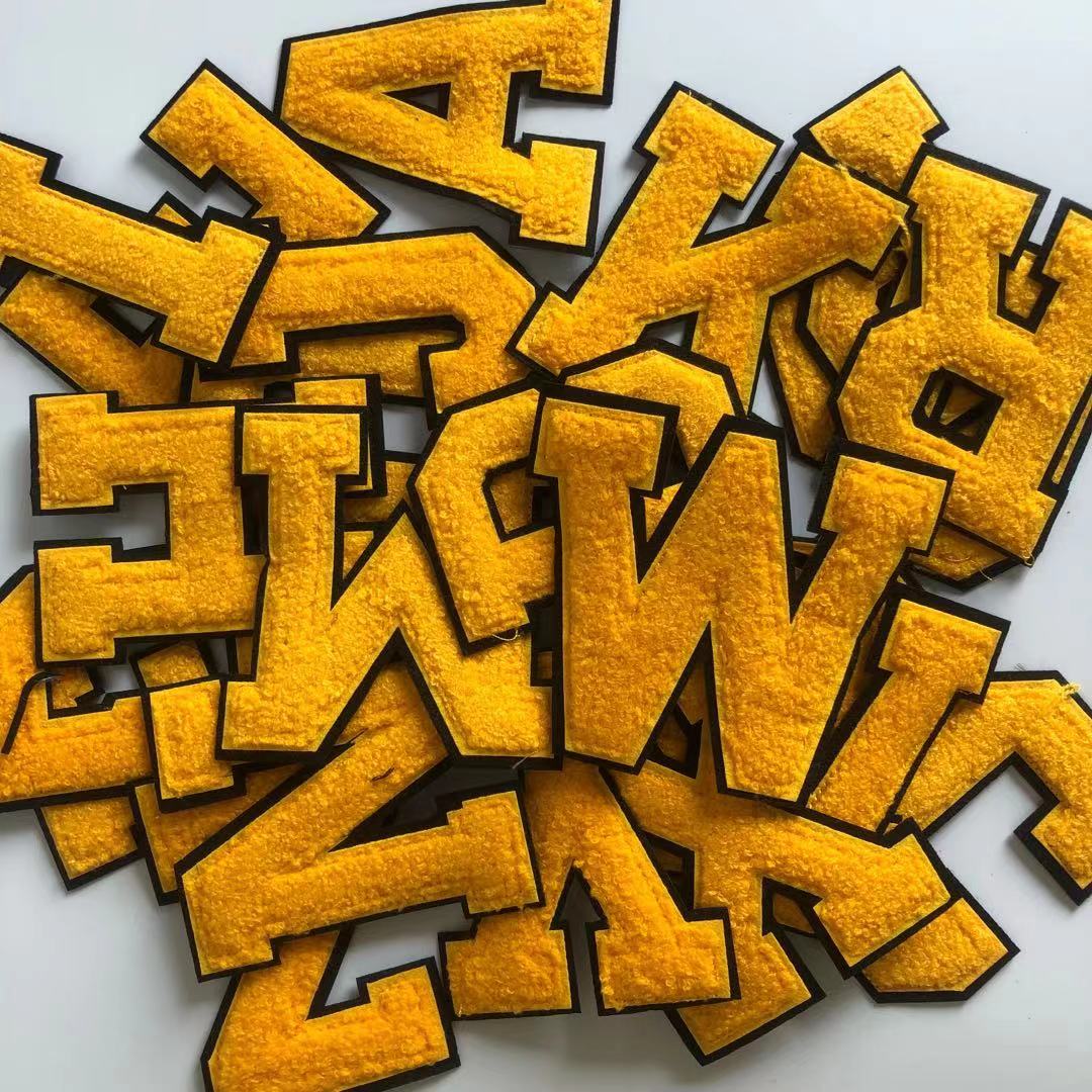Large Letter Chenille Patch