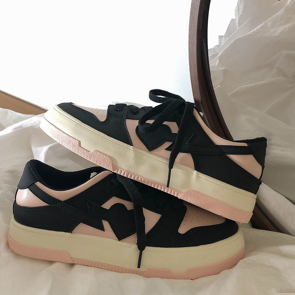Pink Jordan Heart Sneakers