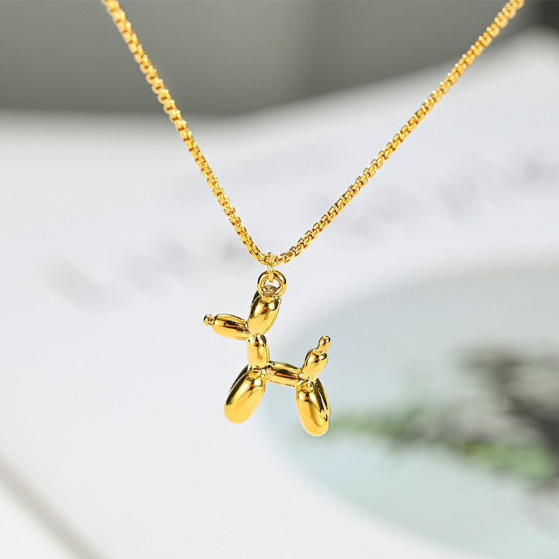 Balloon Dog Necklace