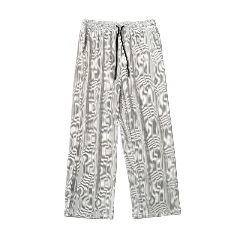 Wave Pleated Trousers