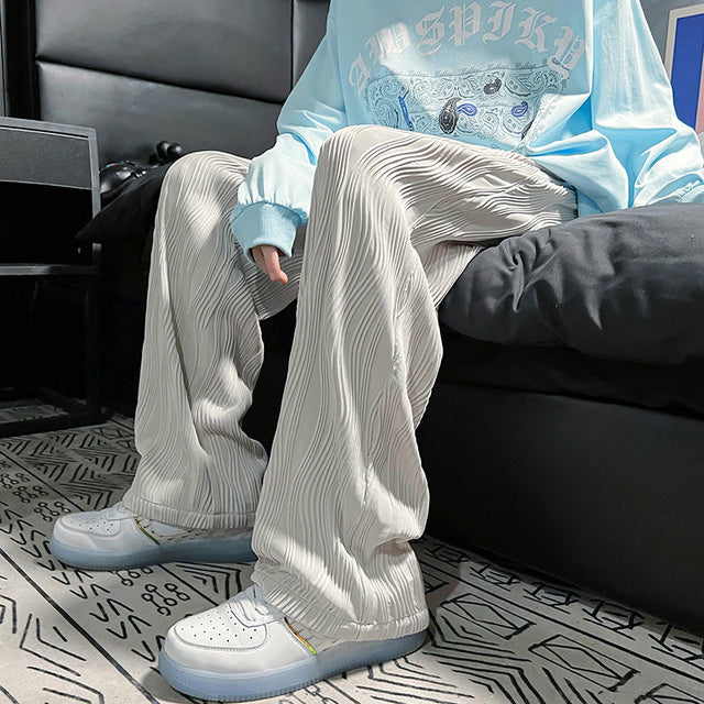 Wave Pleated Trousers