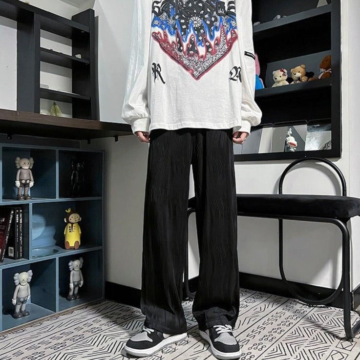 Wave Pleated Trousers