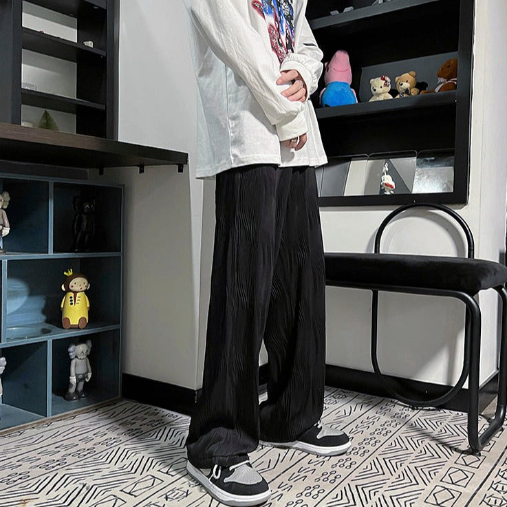 Wave Pleated Trousers