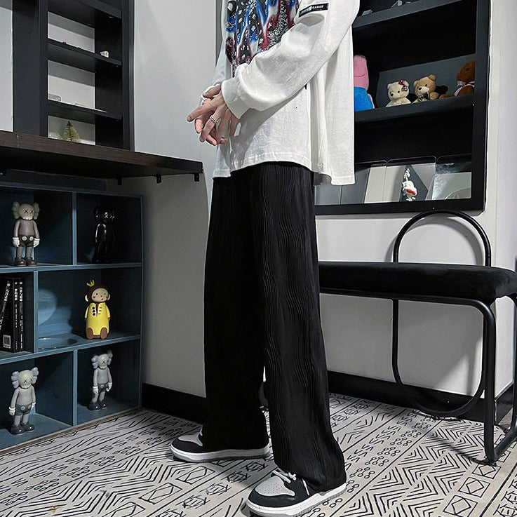Wave Pleated Trousers