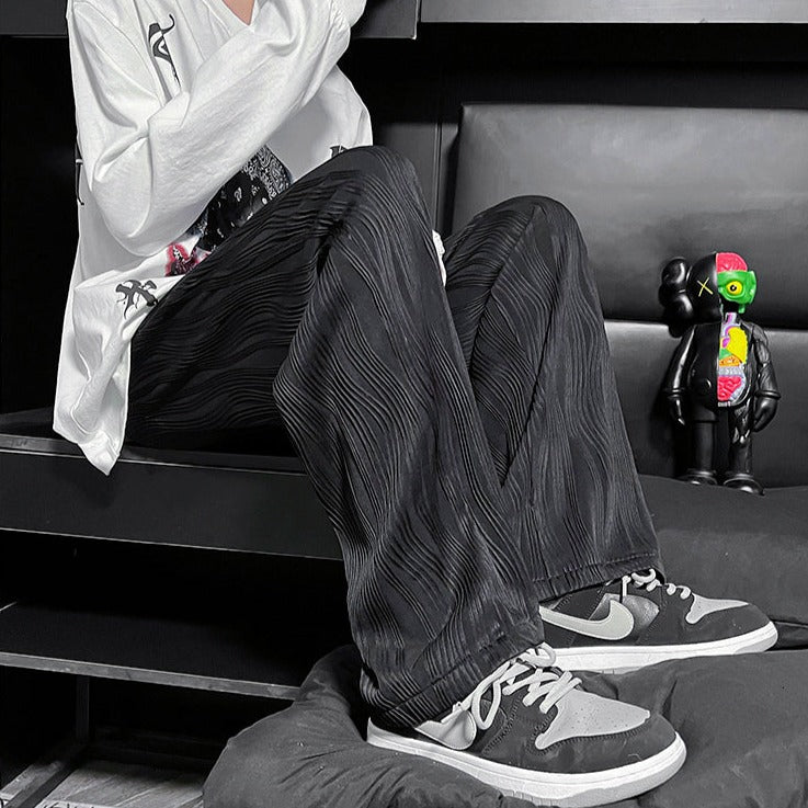 Wave Pleated Trousers