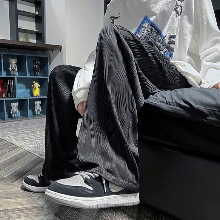 Wave Pleated Trousers