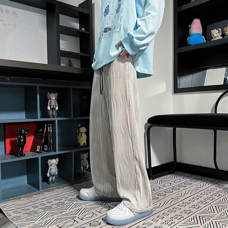 Wave Pleated Trousers