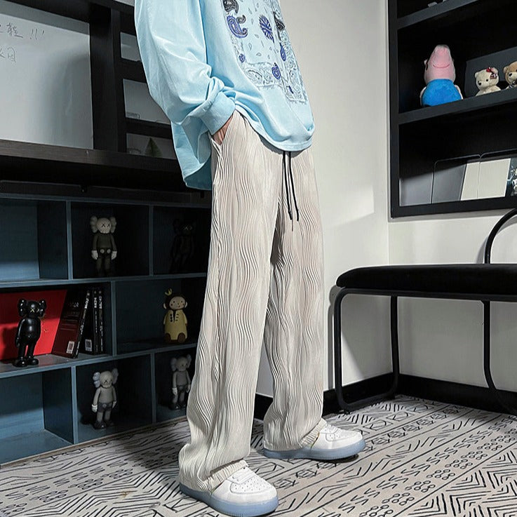 Wave Pleated Trousers