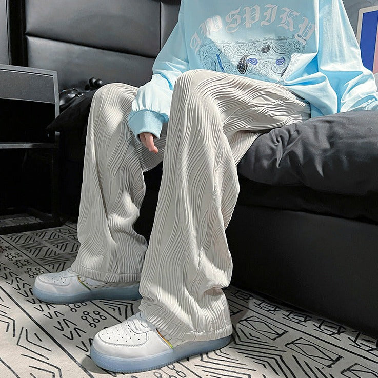 Wave Pleated Trousers