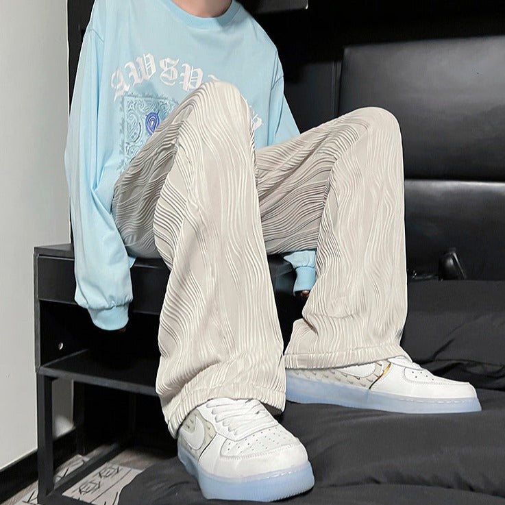 Wave Pleated Trousers