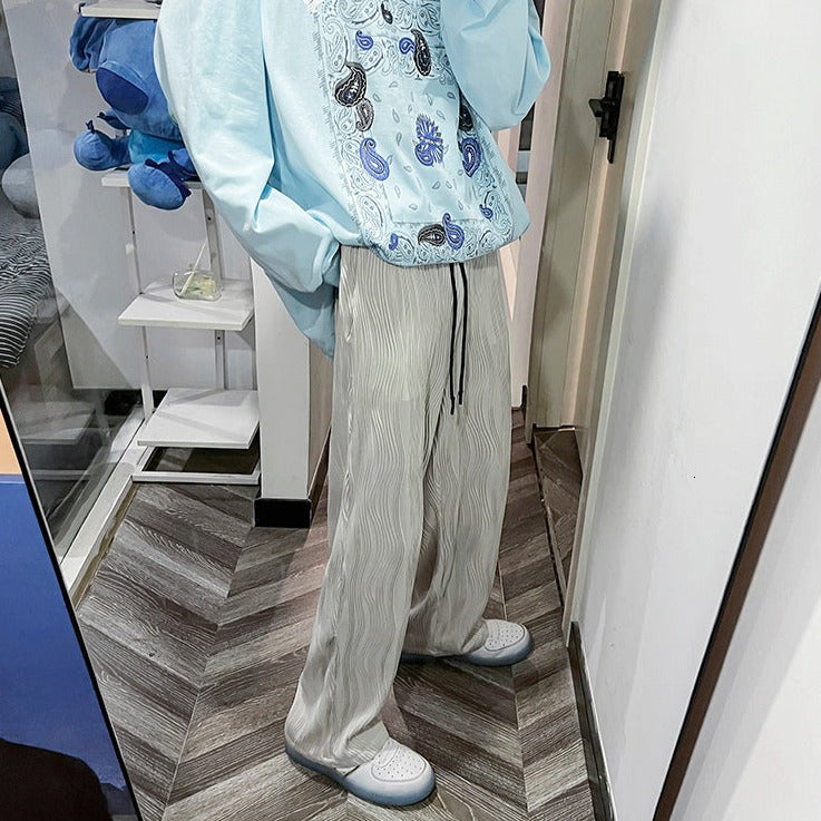 Wave Pleated Trousers