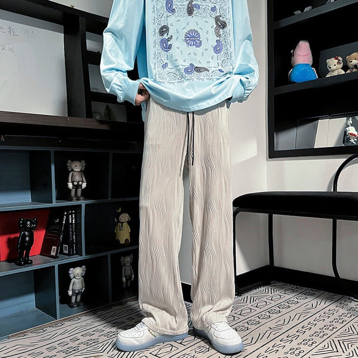 Wave Pleated Trousers