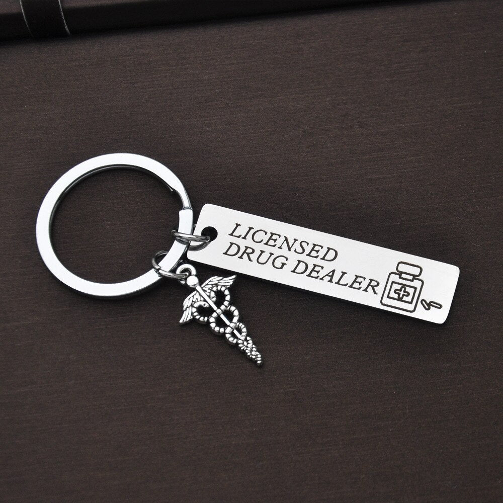 Licensed Drug Dealer Keychain