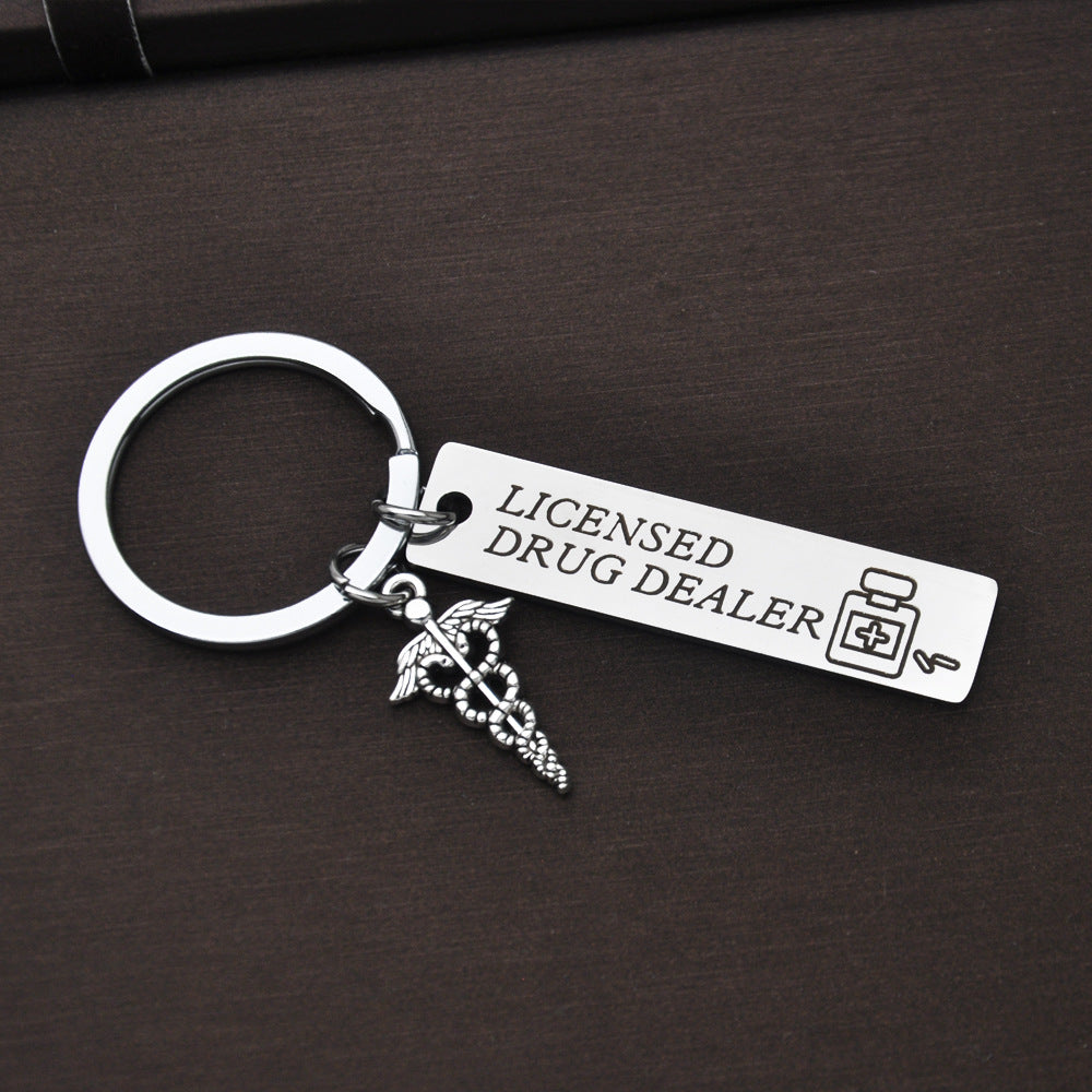 Licensed Drug Dealer Keychain