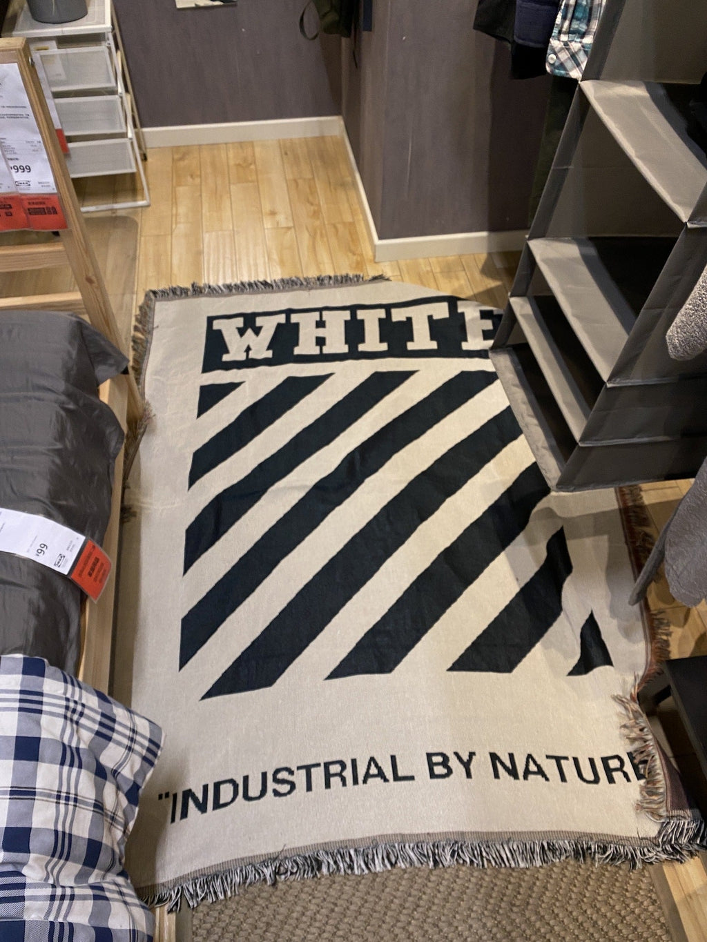 "WHITE" Throw Blanket