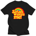 Satan Loves Me Rainbow Tee
