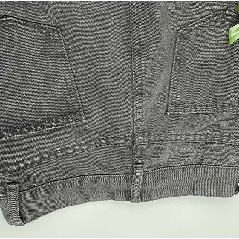 High Waist Side Split Jeans