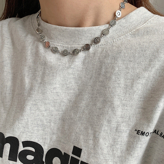 Assorted Smiley Face Necklace