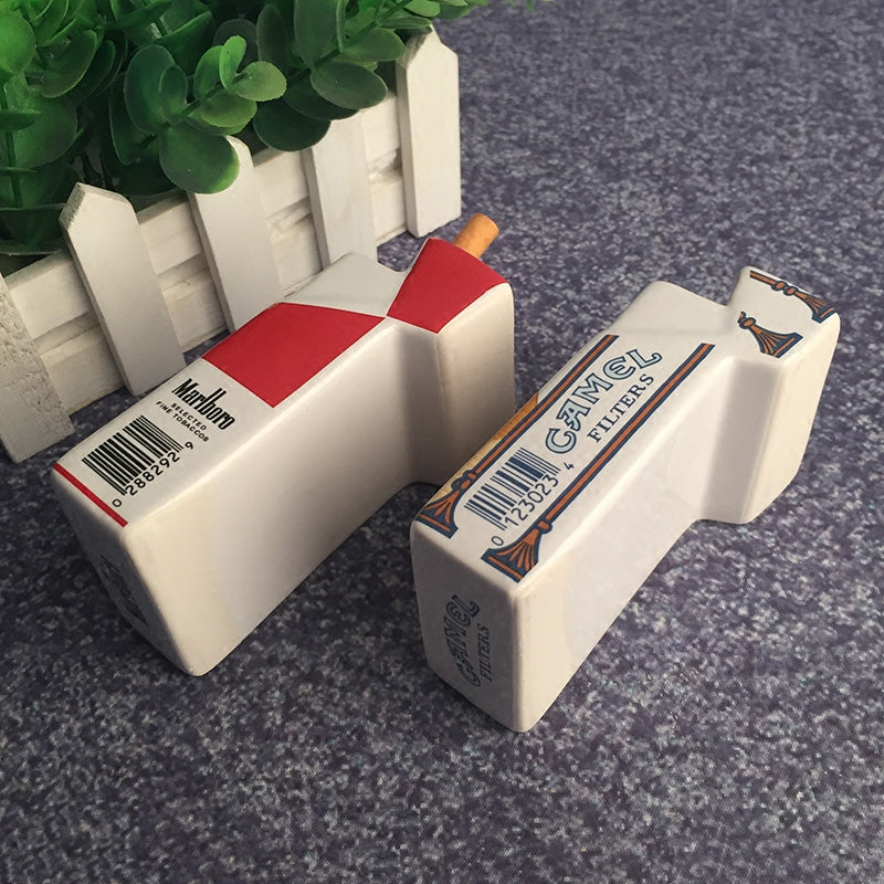 Ceramic Cigarette Box Ashtray