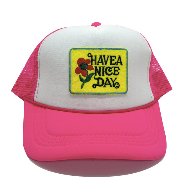 Have A Nice Day Flower Hat