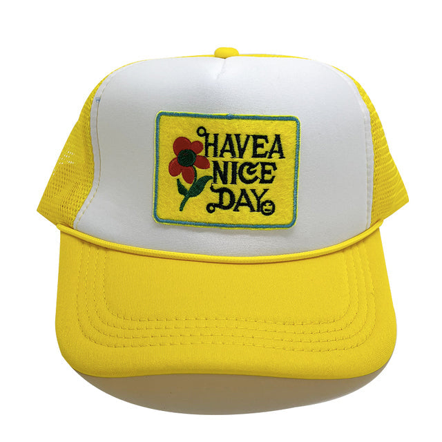 Have A Nice Day Flower Hat