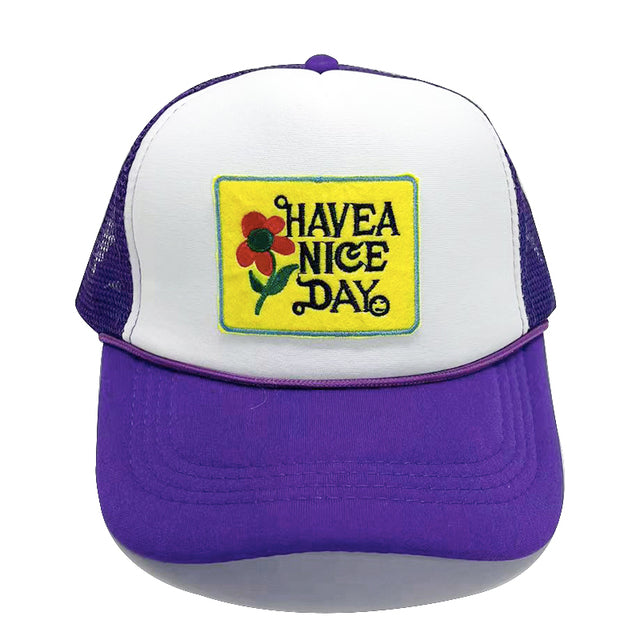Have A Nice Day Flower Hat