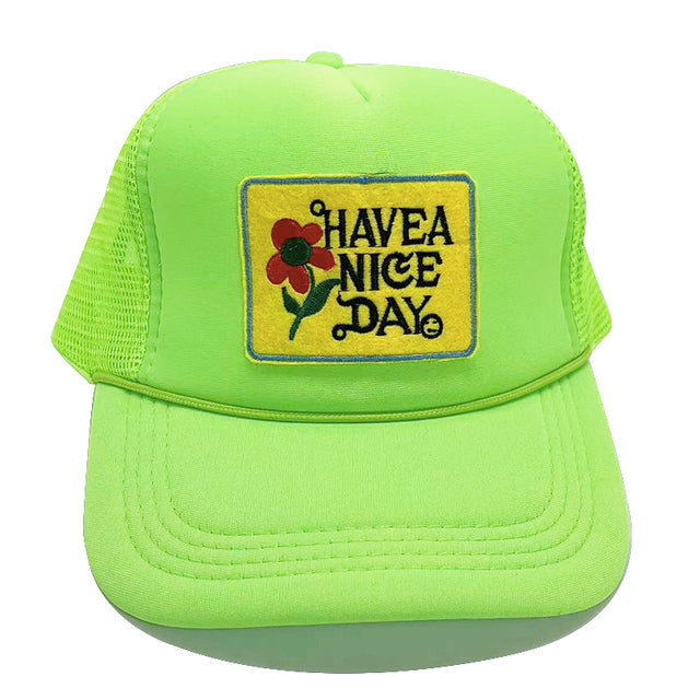 Have A Nice Day Flower Hat
