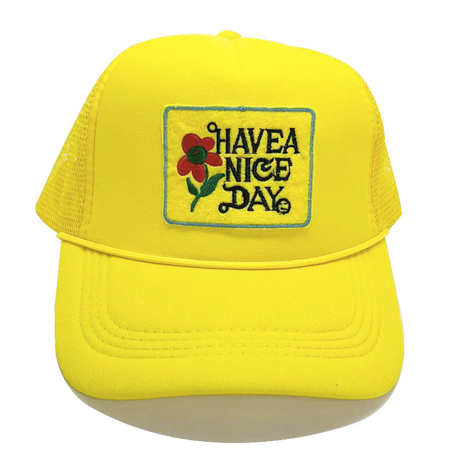 Have A Nice Day Flower Hat