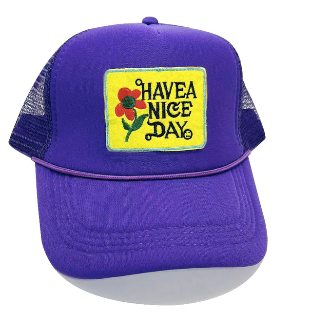 Have A Nice Day Flower Hat
