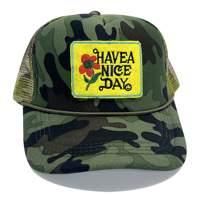 Have A Nice Day Flower Hat