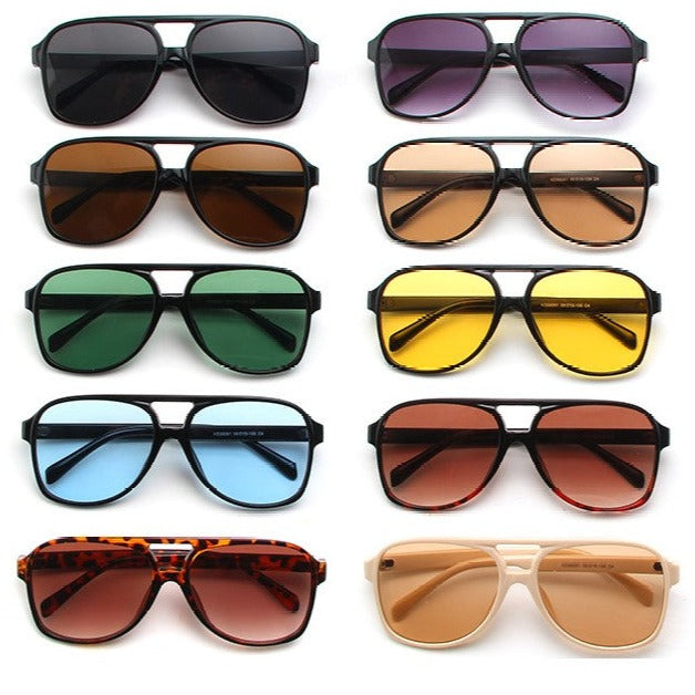 Oversized Hollywood Tinted Glasses