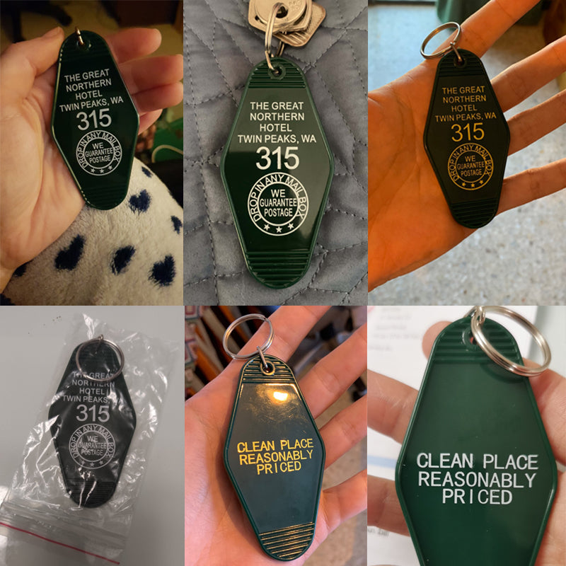 Twin Peaks Keychain