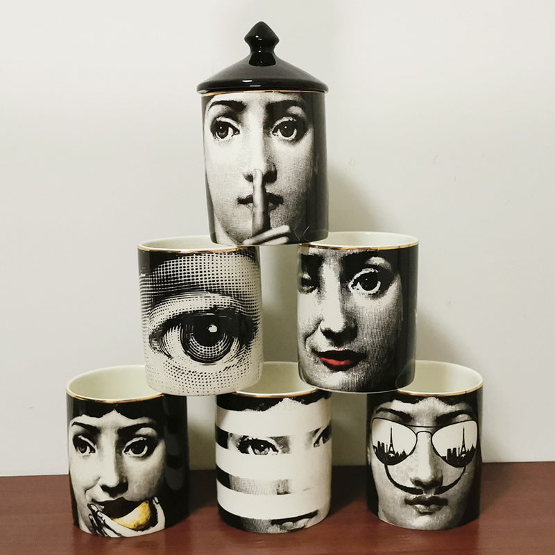 Classic Face Candle Holder / Jewelry Box