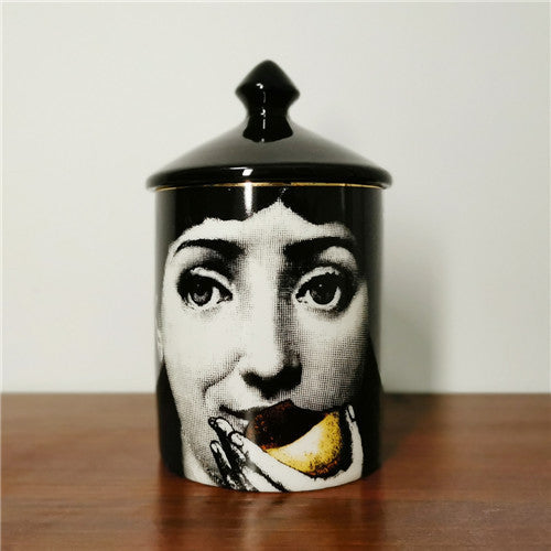 Classic Face Candle Holder / Jewelry Box
