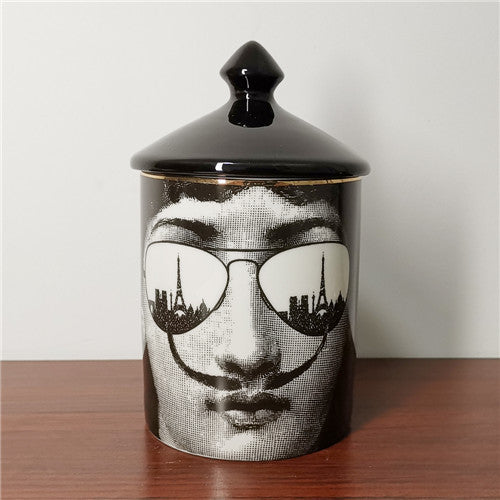 Classic Face Candle Holder / Jewelry Box