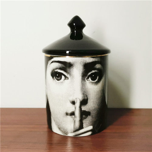 Classic Face Candle Holder / Jewelry Box