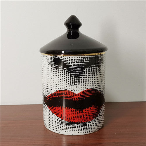 Classic Face Candle Holder / Jewelry Box