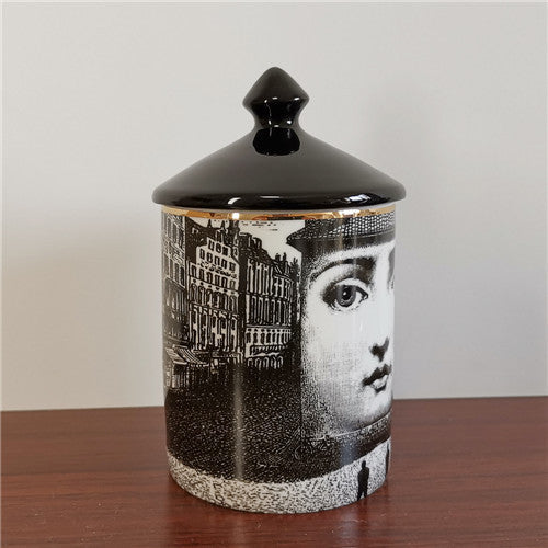 Classic Face Candle Holder / Jewelry Box