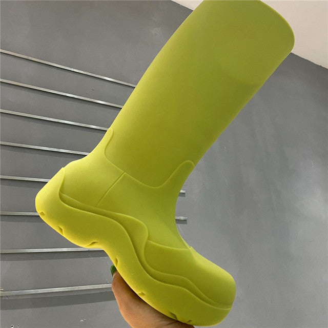 High Platform Rain Boots