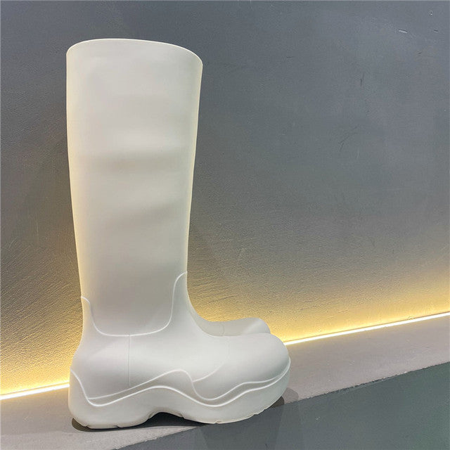 High Platform Rain Boots