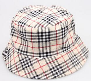 Brown Plaid Bucket Hat