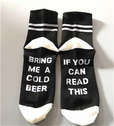 "If You Can Read This, Bring Me A Glass Of Wine" Socks