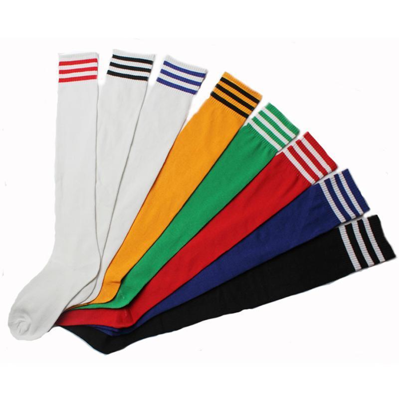 Striped Varsity Thigh Socks
