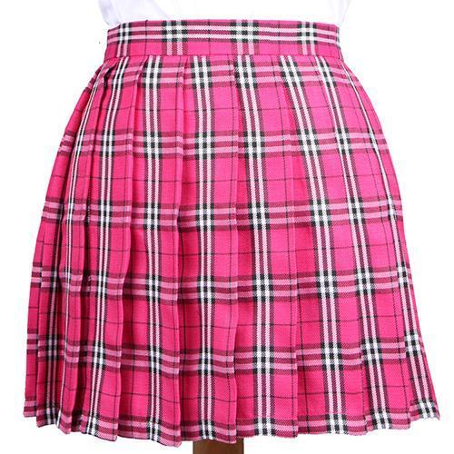 Harajuku Plaid Mini Skirt