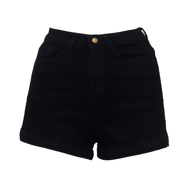 The Perfect High Waisted Denim Short
