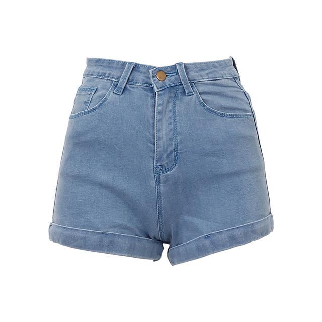 The Perfect High Waisted Denim Short
