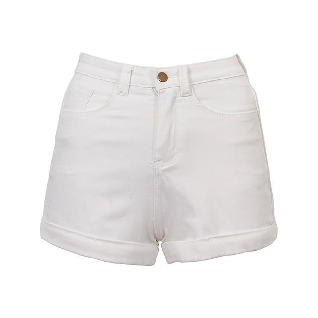 The Perfect High Waisted Denim Short